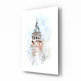 Galata Tower Glass Wall Art.
